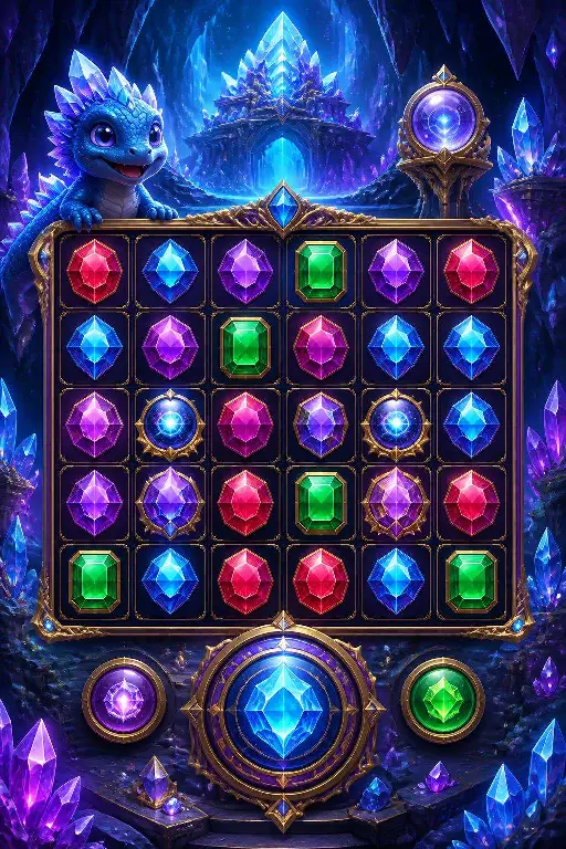 CrystalCavernsMegaways — скриншот 1